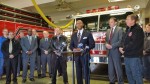 Westchester Crime Stoppers Chairman Derickson Lawrence announced a new ,500 reward for info on the still unsolved 1996 murder of Pleasantville volunteer firefighter Thomas Dorr.