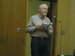 Mount Pleasant Ken Noonan spoke at last week's public hearing on the town's budget.