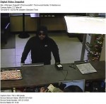 A surveillance camera image of the suspect who robbed a Chase Bank in Thornwood on Friday. 