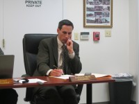 brewster taxi | The Examiner News Brewster Village Counsel Anthony Mole at the Dec. 16 village board of trustees meeting.