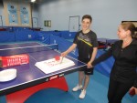 Sharon Alguetti was honored last Saturday at the Westchester Table Tennis Center in Pleasantville after earning a spot on the U.S. Olympic team.