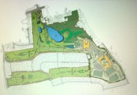 FASNY site plan includes a nature conservancy, bike paths, a roadway entrance from North Street, athletic fields, main campus buildings and parking lots on the property formerly owned by the Ridgeway Country Club in the Gedney neighborhood of White Plains.