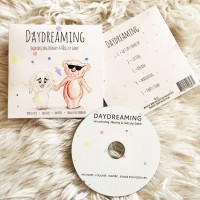 “Day Dreaming” is a new CD featuring music and songs with positive affirmations for toddlers. Album artwork by Kelly McGrogan.