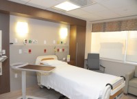 New patient rooms in White Plains Hospital’s new six-story addition feature state-of-the art technology in patient comfort and care.