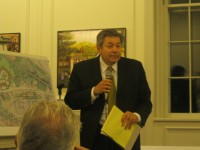 Developer Ken Kearney is proposing a mixed use development and infrastructure improvements in the Baldwin Place section of Somers. He addressed the town board on March 3. 