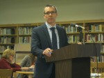 Mount Pleasant School District’s Director of Business Administration Andrew Lennon discussed the proposed 2016-17 budget at last week’s board of education meeting.