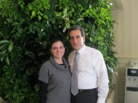 Anthony Guarino has been the funeral director of the Yorktown Funeral Home since it opened five years ago. Also shown above is his daughter, Tracy, a Yorktown resident who is a funeral service associate at the home. Photo credit: Neal Rentz 