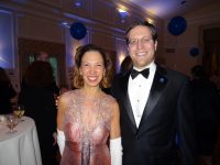 New York State Assembly members Amy Paulin and David Buchwald.