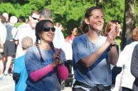 Michele Berliner, left and Christy Saltstein, the organizers of the Stayin’ Alive 5K Fun Run, which will be held for the third time this Saturday morning in Armonk’s Windmill Farm.