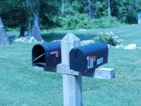 OLYMPUS DIGITAL CAMERA | The Examiner News The Evans household has two mailboxes. One for Brewster and another for New Fairfield.