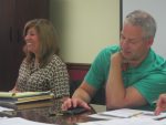 The Mount Pleasant Board of Education came to a consensus on July 7 to send schedule a  million capital projects bond for October. Shown above are Superintendent of Schools Dr. Susan Guiney and Board of Education President Eric Schulze.