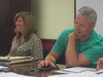 462 Another MP Schools Bond pic | The Examiner News The Mount Pleasant Board of Education came to a consensus on July 7 to send schedule a million capital projects bond for October. Shown above are Superintendent of Schools Dr. Susan Guiney and Board of Education President Eric Schulze.