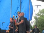 The New Jersey-based rock band The Smithereens perform during Saturday's Pleasantville Music Festival.