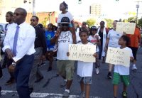 Hundreds attended a White Plains march calling for police reform. Some of the signs bore the most poignant of messages. Andrew Courtney Photo