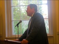 Somers Crossroads | The Examiner News Developer Ken Kearney, who is proposing a mixed-use development and infrastructure improvements in the Baldwin Place section of Somers, addressed the town board on Aug. 4.