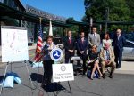 Congresswoman Nita Lowey was part of a group of federal, state and local officials who gathered Monday to announce a  million grant to improve safety at railroad crossings, including five troubled locations in Westchester.