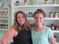  Carmel residents Danielle Raguzin, left, and Dana Hanrahan opened Jar Worthy in their hometown on Aug. 28. NEAL RENTZ PHOTO 