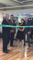 Josie La Riccia, the founder of Josie’s International School of Dance, cuts the ribbon at her recent grand opening. 