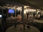 A nearly empty room at Crabtree’s Kittle House in Chappaqua Tuesday night as local supporters and neighbors of Hillary Clinton were bitterly disappointed at the outcome of the presidential election.