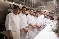 The kitchen staff at Mediterraneo of White Plains, which recently opened.