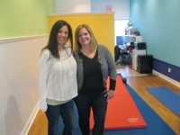  Evolution Arco & Tumble opened in Yorktown on Monday, Dec. 5. .Shown above is Yorktown resident Sue Solazzo, the owner, right, and Putnam Valley resident Stephanie Bowe, the facility’s manager Photo credit: Neal Rentz 