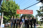 Roadway in Yorktown Dedicated to Local Army Hero