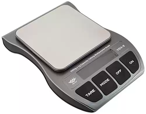 My Weigh SCMVOXEVOL 5000g by 1g Talking Kitchen Scale, Silver