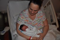 Jodi and Donyal Scoggines, of Mahopac, welcomed baby Joy into the world at 4:18 p.m.
