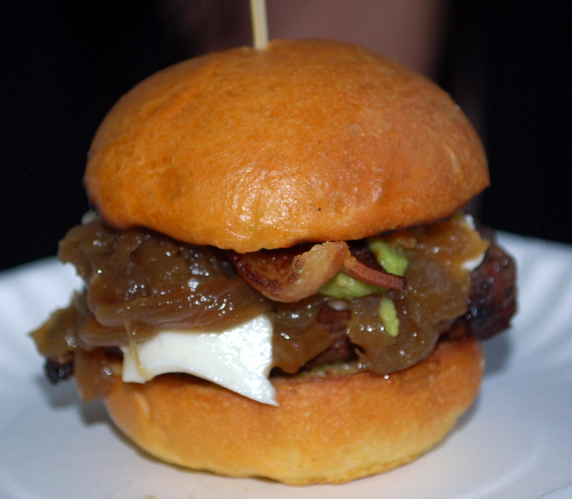 A slider from Westchester Magazine's second annual Food & Wine Weekend.