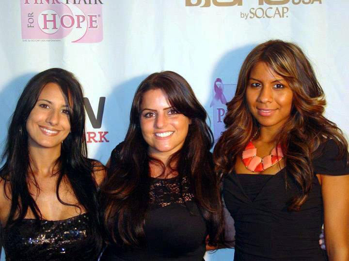 From left, Indulgence Blow Dry Lounge owner Dianna Ettari and hair stylists Cynthia Buitron and Stacy Messina.