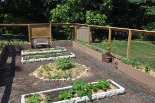The Organic Garden for Healing at Hudson Valley Hospital Center.