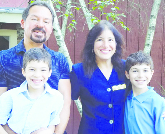 Linda Cabral Marrero and her family.