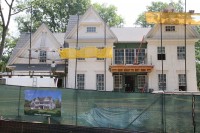 The new “healthy home” currently under construction at 8 Kent Road in Scarsdale. Christopher Banuchi Photo.