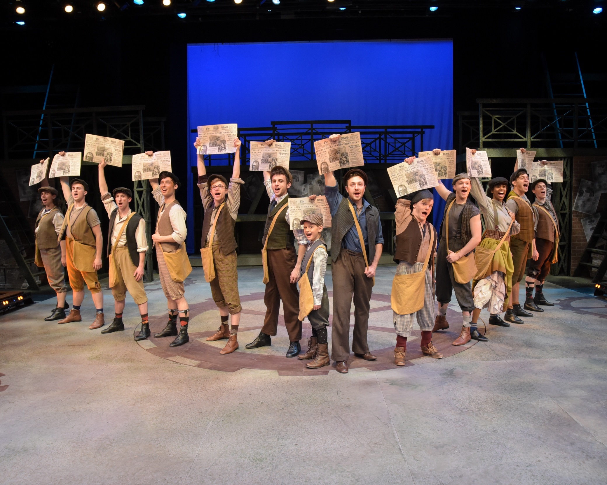Newsies Delivers Powerfully At Westchester Broadway Theatre The Examiner News