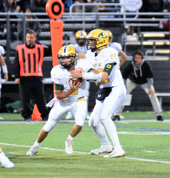 Lakeland QB Tyler Santucci and RB Matt Makar . | The Examiner News