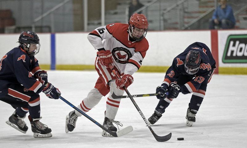 12-17hockey1-Adam Maiorano, James Seiferheld, Austin Carlin | The Examiner News