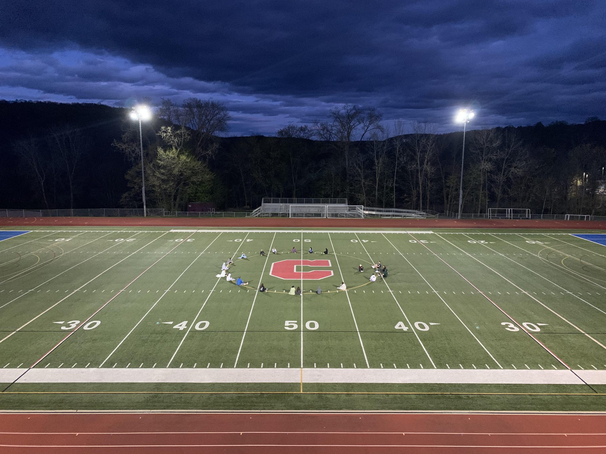 Carmel High Salutes Graduating Seniors Nightly on Field The Examiner News