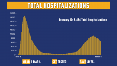 COVID Hospitalizations 2/17/21