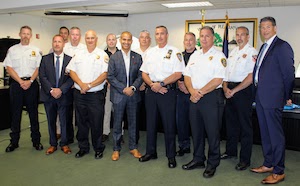 Police officers who participate in the Hope Not Handcuffs program