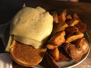 The Kickerbocker burger at Westchester's Horsefeathers in Tarrytown