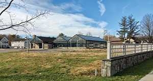 The grounds of the former Mariani Gardens site as it appeared in November. The developer that owns the site is suing the Town of North Castle after its request for a special use permit extension was denied.