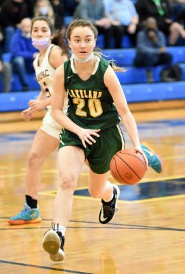 Lakeland-senior-F-Hannah-Devane-sets-up-two-points-in-Hornets'-67-35-Class-A-quarterfinal-loss-to-host-Mahopac-Saturday | The Examiner News