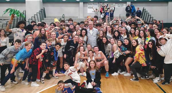 Put-Valley-Coach-Don-Hamlin-amidst-PV-Superfans | The Examiner News