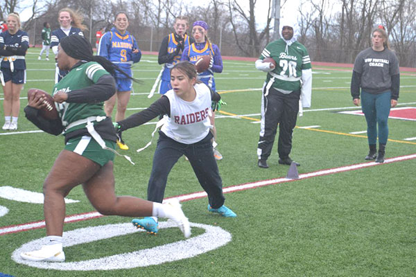 High school flag football: Kingston girls lose first game of busy