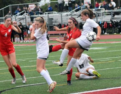 Somers-sophomore-Adrianna-Cooke-drills-goal | The Examiner News