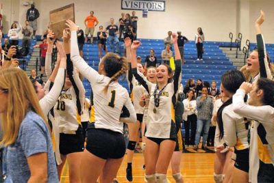 Lakeland-volleyball-hoist-the-first-Section-1-volleyball-title | The Examiner News