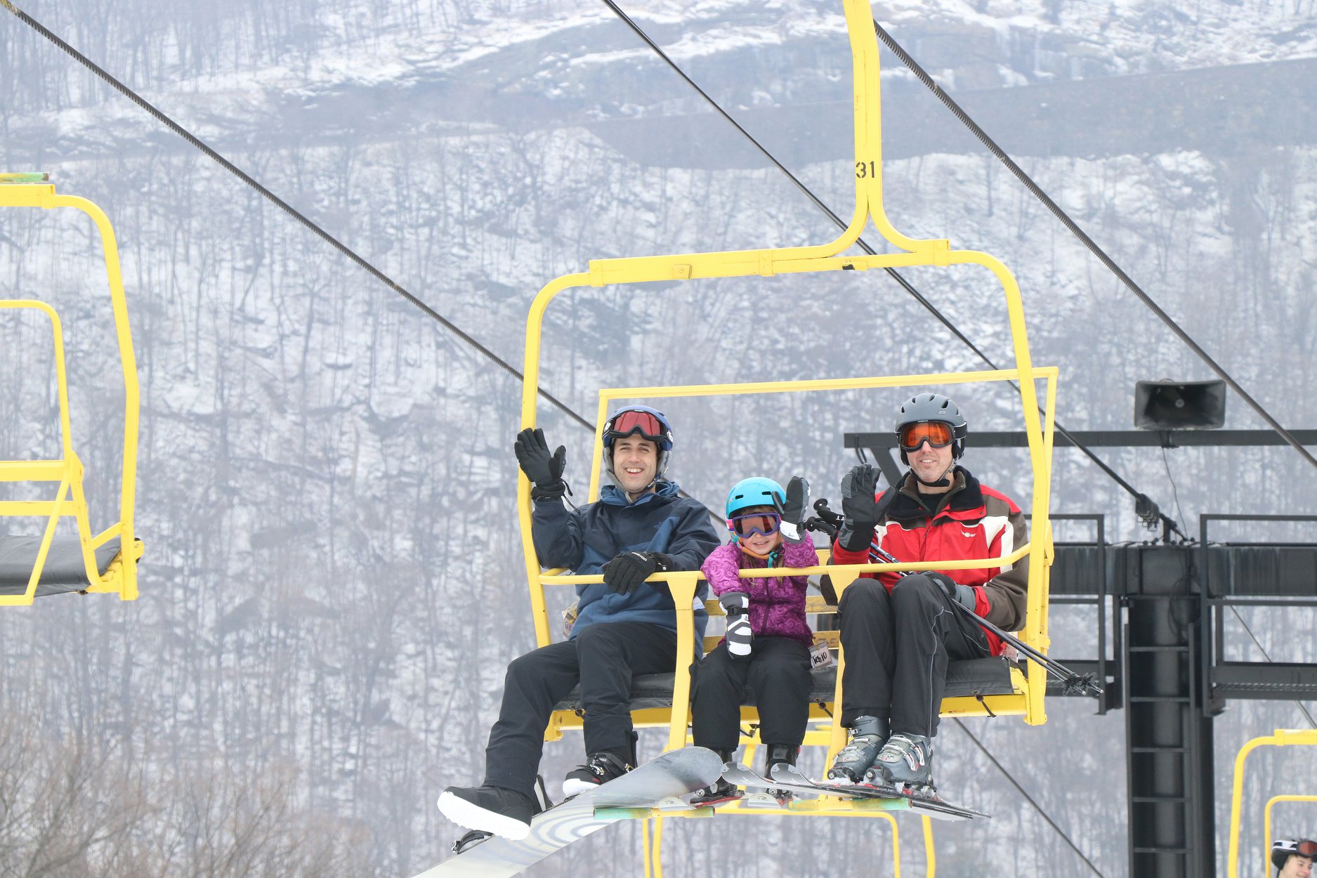 May be an image of one or more people, people skiing and indoor