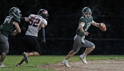 Pleasantville quarterback Aidan Picart 