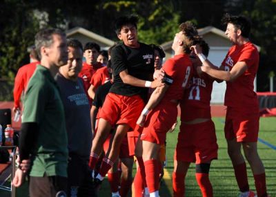 Somers celebrates