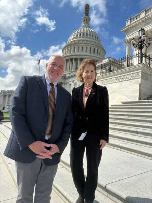 Walter Mullin and Editor Emily Sachar